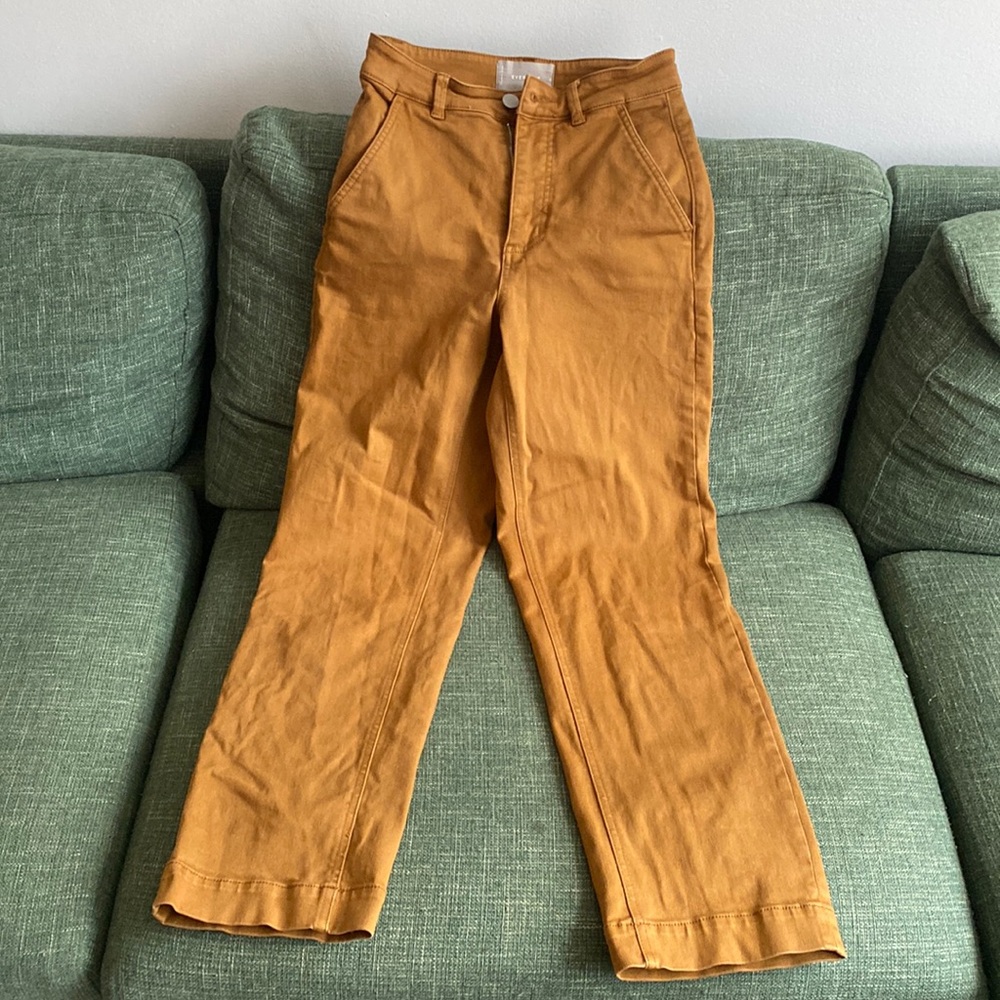 Camel Everlane High Waist Pants